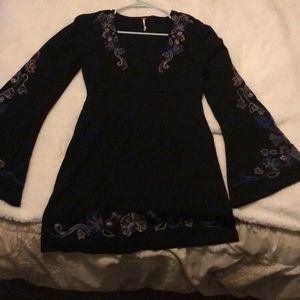 Embroidered Free People Dress